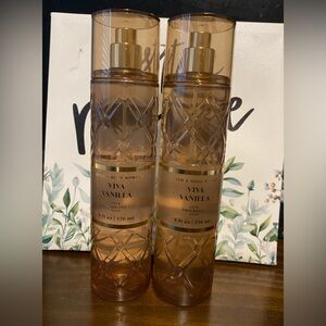 2 Bath & Body Works Viva Vanilla Fine Fragrance Body Mist Spray 8 fl.oz. NEW